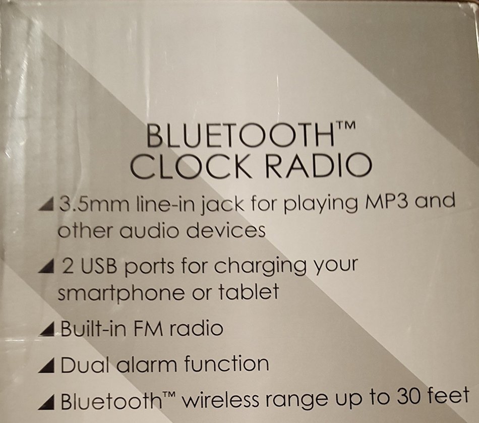 Q Experience QAA14AV012 Bluetooth Clock Radio QAA14AV012 N3