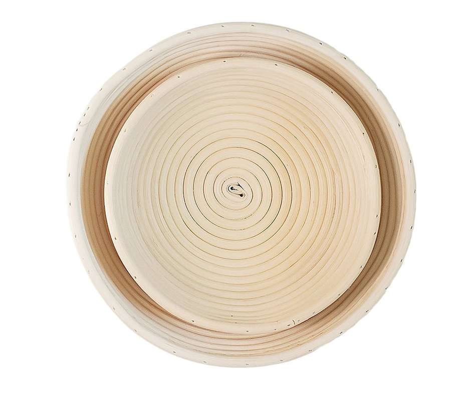 Paragon Storm Banneton Proofing Baskets Set of 2 Professional Rattan Artisan Baking Brotform for Bread and Dough N5