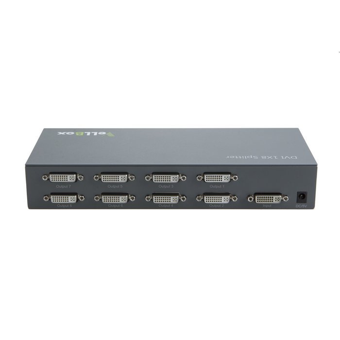 VeLLBox DVI Splitter 1x4, 4-port Splitter, 1in 4 out DVI Splitter, Support Resolution up to 1080p, 5V/3A Universal... N5