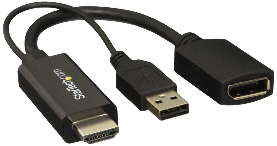 StarTech.com HDMI2DP HDMI or DVI to DisplayPort Active Converter N6