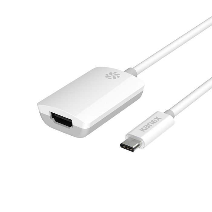 Kanex USB-C to DVI Adapter 8.25 Inches (21 cm)-White N5