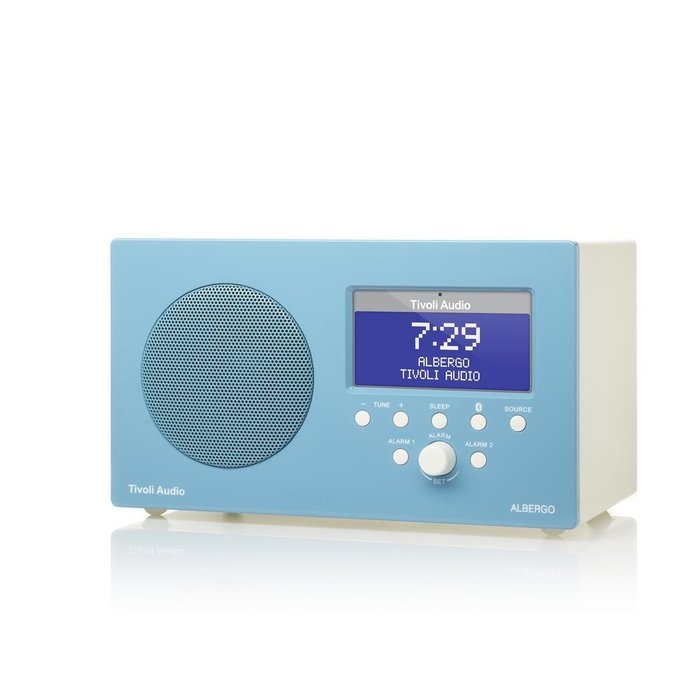 Tivoli Audio Albergo Bluetooth Clock Radio (Gloss Blue) N4
