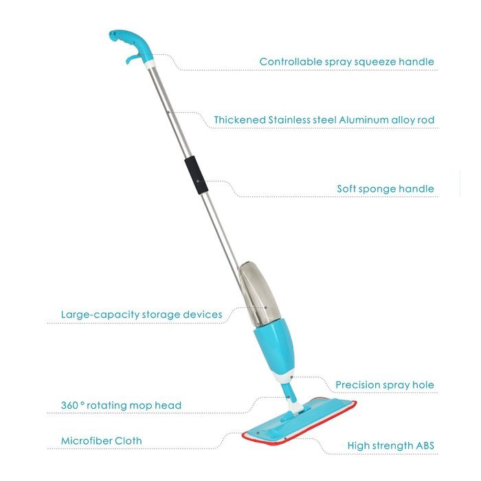 Deik Microfiber Spray Mop & Floor Swabber N4