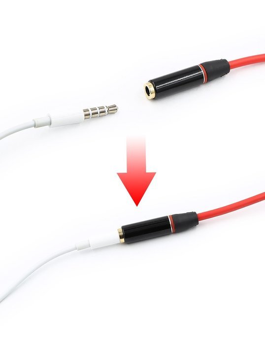 3.5mm Male to Female Audio Extension Cable, iMangoo Auxiliary Stereo Aux Cable (20cm/ 0.65ft) Headphone Earphone... N2