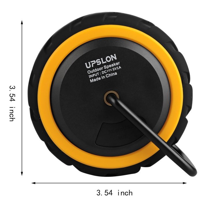 Upslon Rugged Outdoor & Shower Wireless Tire Bluetooth Speaker N2