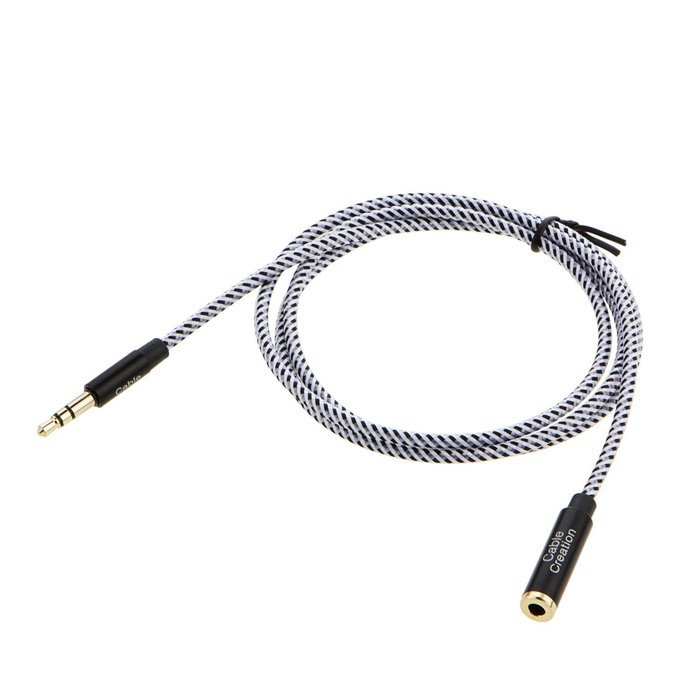 CableCreation [2-PACK] 3 Feet 3.5mm Audio Extension cable, Male to Female Slim and Soft Cable with Gold Plated... N9