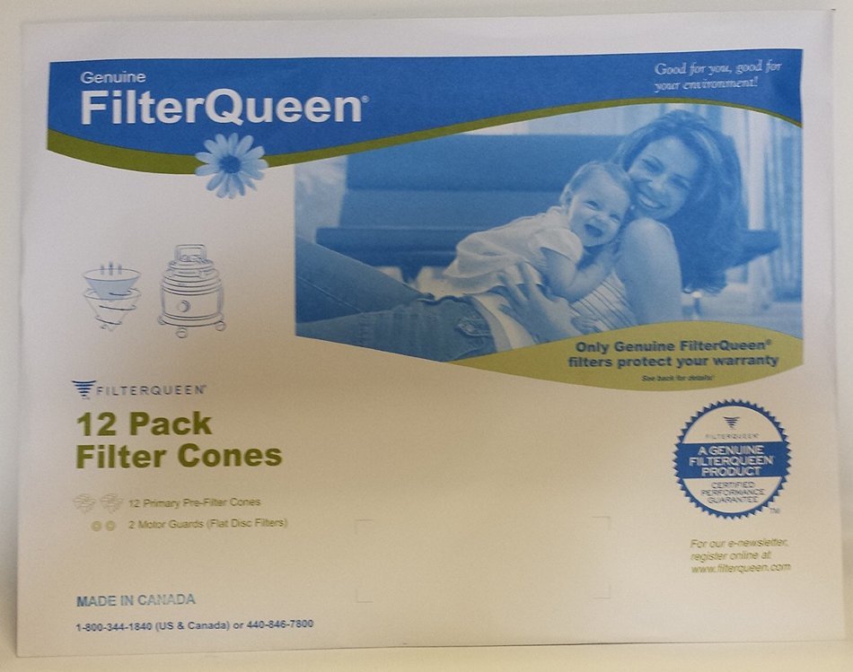 12 Genuine FilterQueen Majestic Vacuum Cones N6