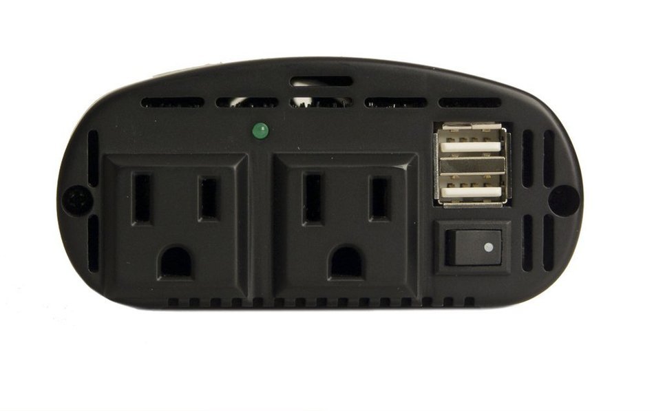 Wagan EL2003-5 SmartAC 400 Watt Continuous Power Inverter with 5V 2.1 Amp USB Charging Ports N14