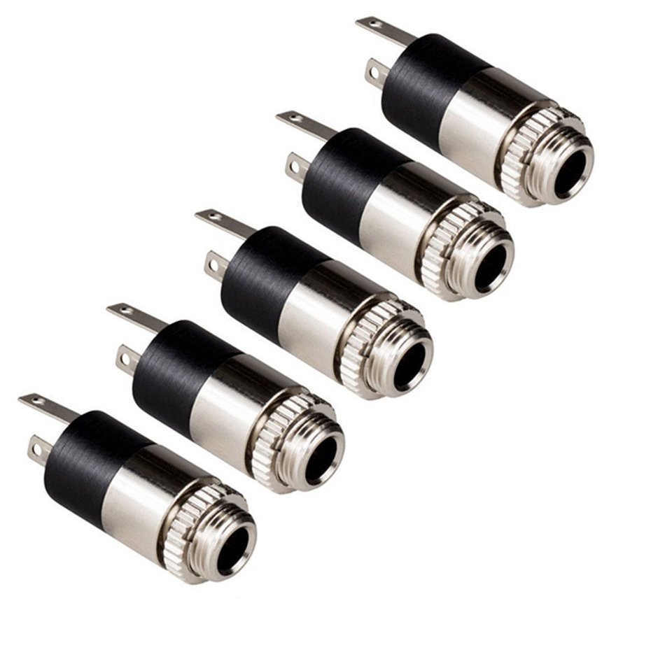 Lsgoodcare 20PCS 3.5mm Stereo Jack Panel Mount Connector N5