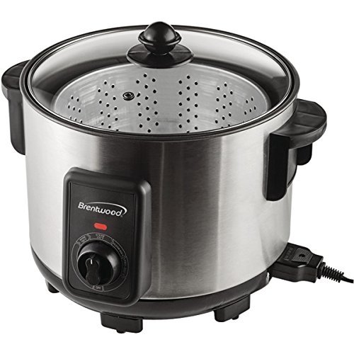 New BRENTWOOD DF-705 5.2-Quart Stainless Steel Deep Fryer/Multicooker