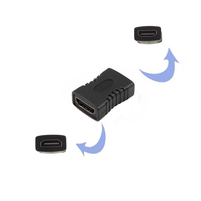 yueton Pack of 5 Nickel Plated HDMI Female to Female F/F Coupler Connector Adapter N3