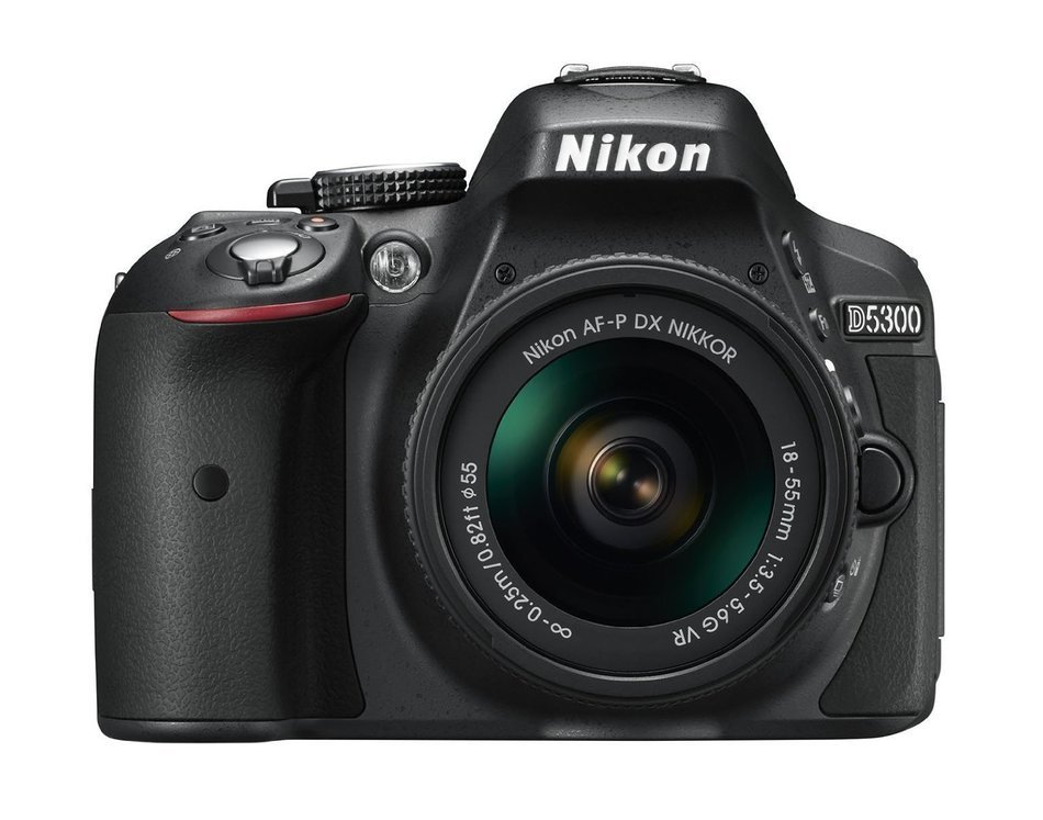 Nikon D5300 DSLR Camera with AF-P DX NIKKOR 18-55mm f/3.5-5.6G VR Lens (Black) N3