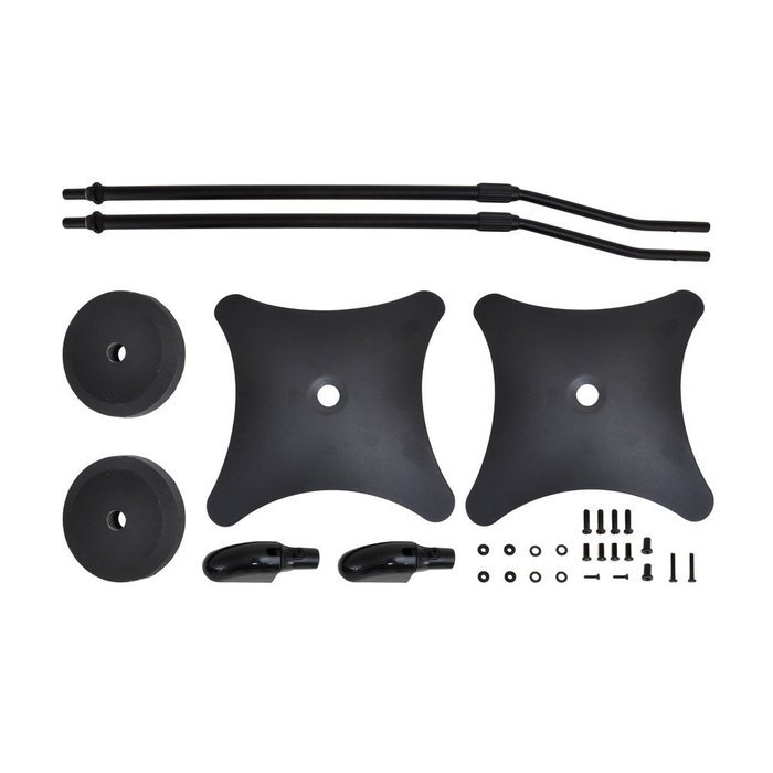 Pyle PSTND19 Dual Universal Speaker Bracket Stand Mounts, Adjustable Height for Satellite Speakers (Pair) N3