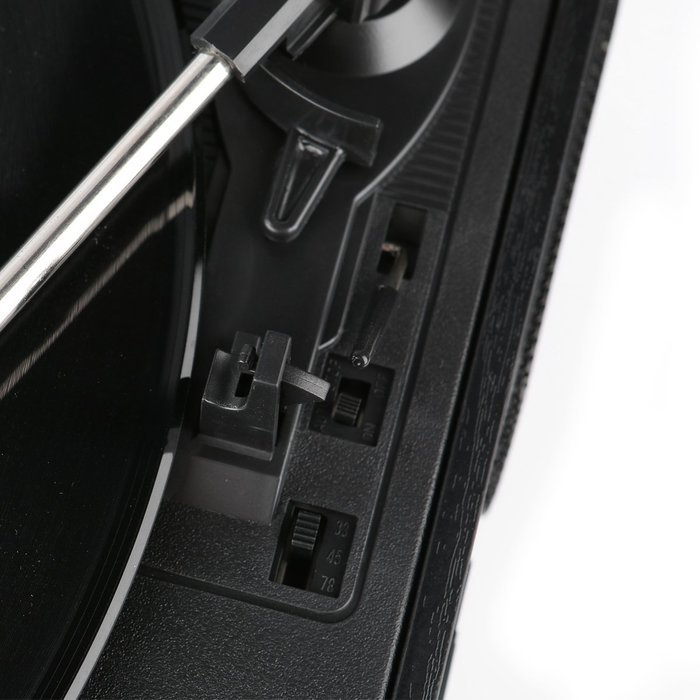 Record Player Musitrend Belt Drive 3 Speed Turntable with LCD Display Supports USB/SD encoding to MP3, Cassette... N7
