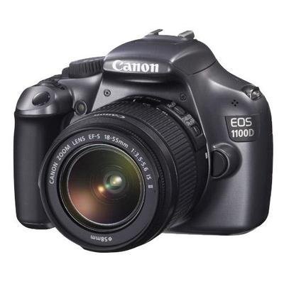 Canon EOS 1100D (Grey) Digital SLR Camera w/ EF-S 18-55mm f/3.5-5.6 IS II Lens