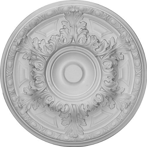 Ekena Millwork CM19GA 19-Inch OD x 6-Inch ID x 1 1/2-Inch P Granada Ceiling Medallion by Ekena Millwork