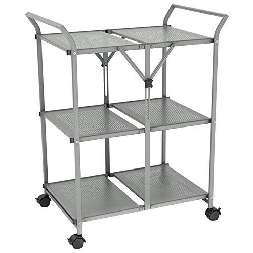 New ATLANTIC 38435995 Folding Cart with Handle (Moon Mist)