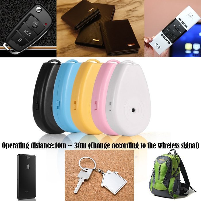 Key Finder, GoerTek Wireless Intelligent key tracker/Lost Item Locator Remote Control with LED Lighting Function... N7