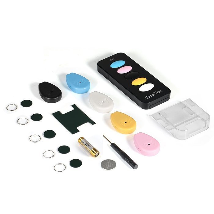 Key Finder, GoerTek Wireless Intelligent key tracker/Lost Item Locator Remote Control with LED Lighting Function... N8