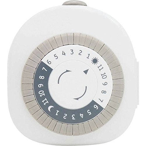New GE 15152 24-Hour Round, Polarized Mechanical 1-Outlet Timer