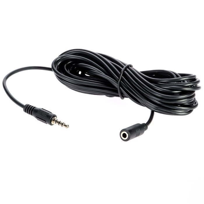 Eaton 20 foot (6m) 3.5mm TRRS Microphone Extension Cable for Smartphones N4
