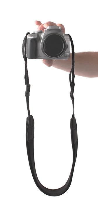 DURAGADGET Black Secure & Compact Neck Strap With Adjustable Length For Canon EOS 7D, Canon EOS 350D, Canon EOS... N3