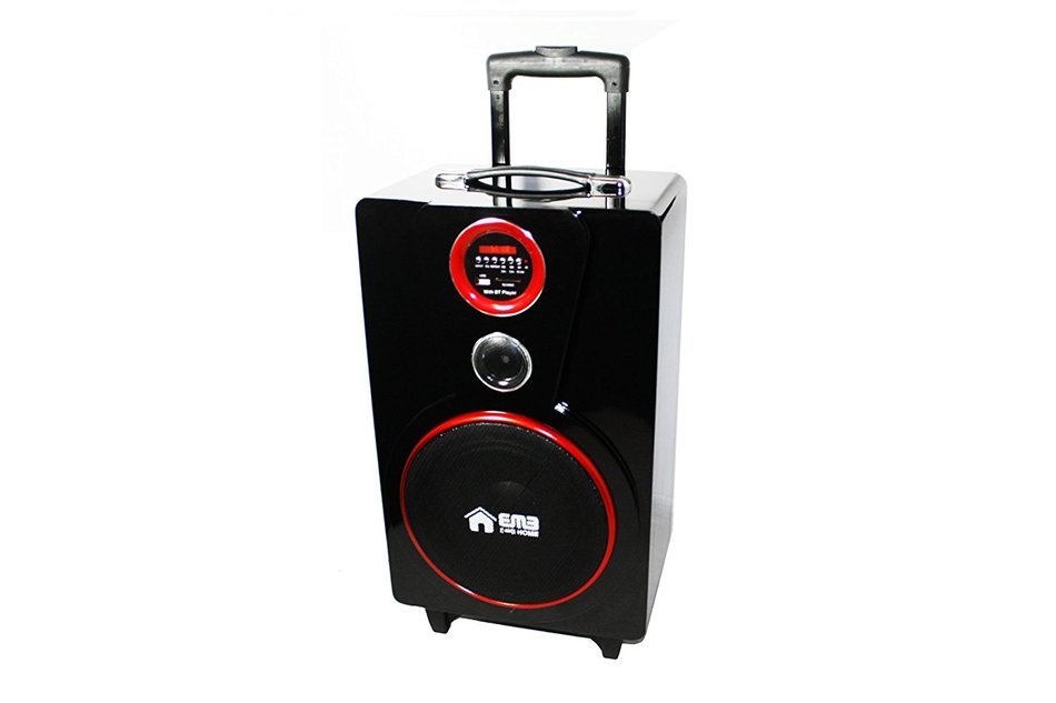 EMB PK82 BLACK Color 800W 8" Portable Professional Rechargeable BOOM Box Speaker N6