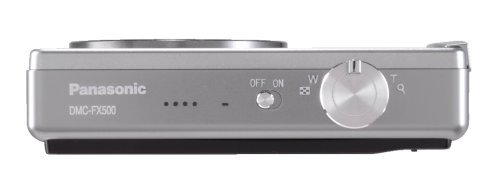 Panasonic Lumix DMC-FX500S 10.1MP Digital Camera with 5x Wide Angle MEGA Optical Image Stabilized Zoom (Silver) N2