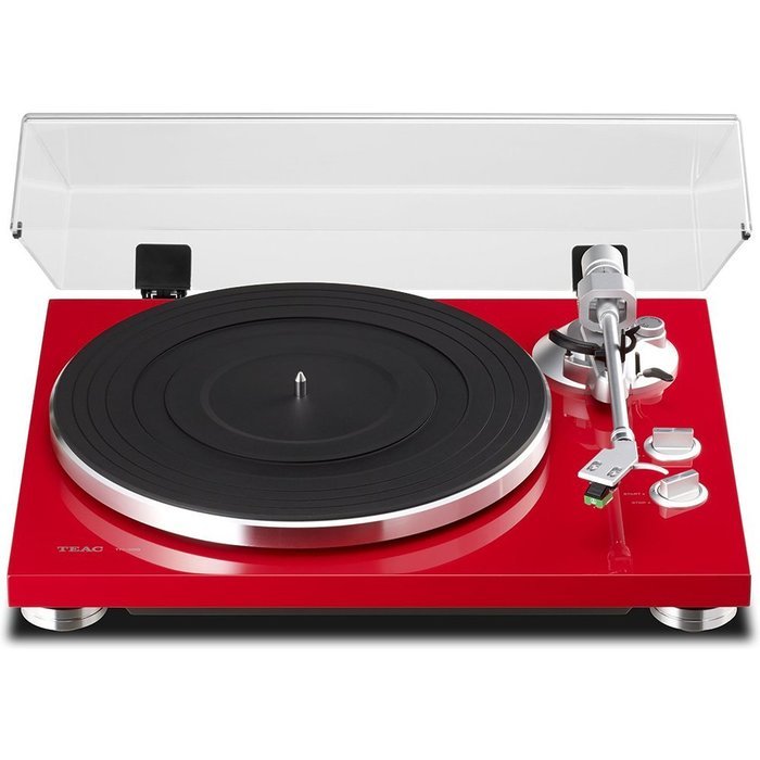 Teac 2-Speed Analog Turntable Black (6-TN-300-B) with RCA D4+ Vinyl Record Cleaning Fluid System & Audio-Technica... N7