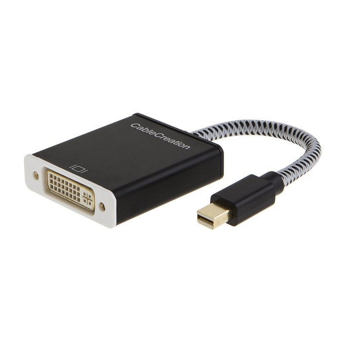 Mini DP to HDMI VGA Adapter, 2-in-1 (Two-In-One) Mini DisplayPort (Thunderbolt compatible) to HDMI/VGA converter... N36