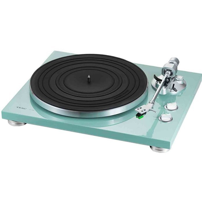Teac 2-Speed Analog Turntable Black (6-TN-300-B) with RCA D4+ Vinyl Record Cleaning Fluid System & Audio-Technica... N11