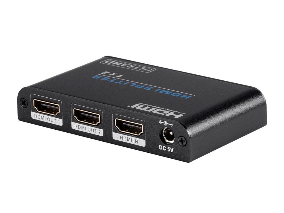 Monoprice Blackbird 4K Pro 1x2 HDMI Splitter with HDCP 2.2 Support N3