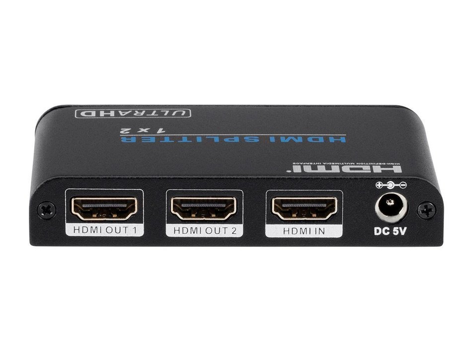 Monoprice Blackbird 4K Pro 1x2 HDMI Splitter with HDCP 2.2 Support N5