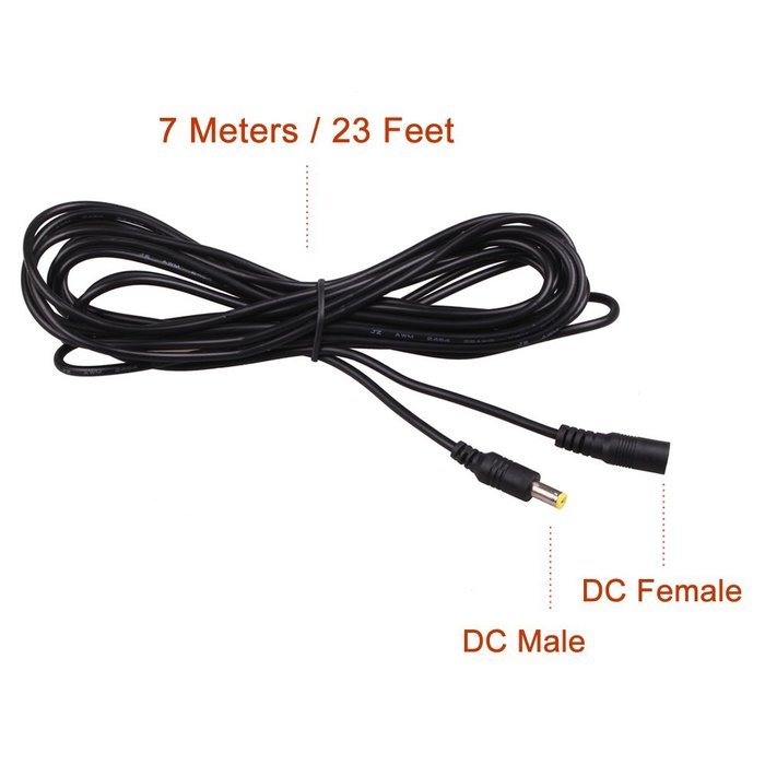 HitCar 1 to 2 Power Adapter Splitter Cable 12V 24V DC for CCTV Parking Camera Car Monitor N6