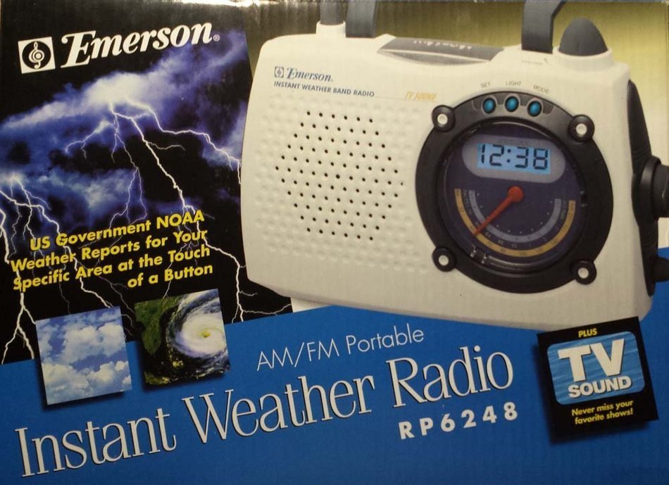 Instant Weather Radio Plus TV Sound (RP 6248)