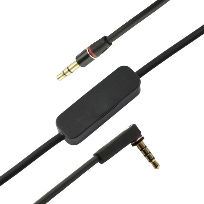 Seadream 2Pack 6 inch 4-Pole 3.5mm Male Right Angle to 3.5mm Female Stereo Audio Cable Headset Extension Cable... N15