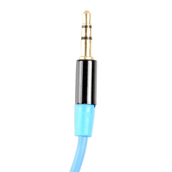 Conwork Pack of 2 - 3.5mm Stereo Auxiliary Audio Cable Male to Male For iPhone, iPad or Smartphones 90 Degree... N6