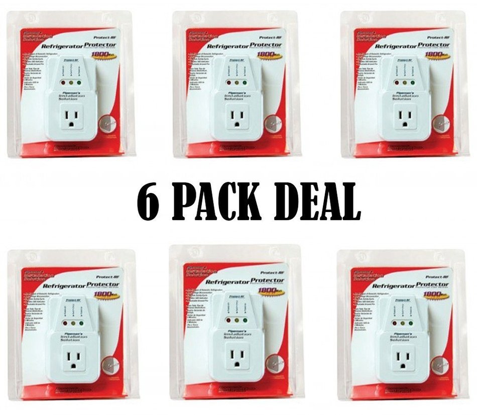 6 pcs Voltage Protector Brownout Surge Refrigerator 1800 Watts Appliance