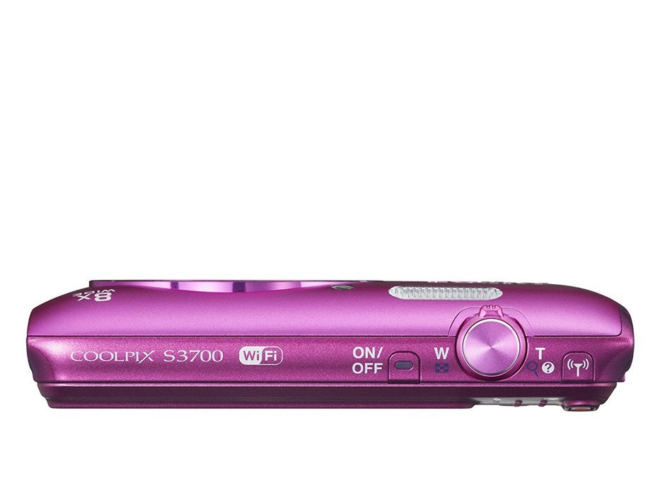 Nikon COOLPIX S3700 Pink optical 8x zoom 20.05 million pixels - International Version (No Warranty) N5