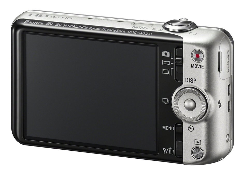 Sony Cyber-shot DSC-WX50 16.2 MP Digital Camera with 5x Optical Zoom and 2.7-inch LCD (Black) (2012 Model) N5
