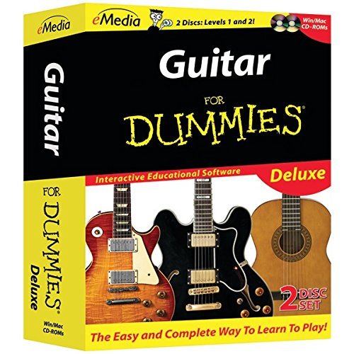 New EMEDIA FD09103 Guitar for Dummies Deluxe 2-CD-ROM Set