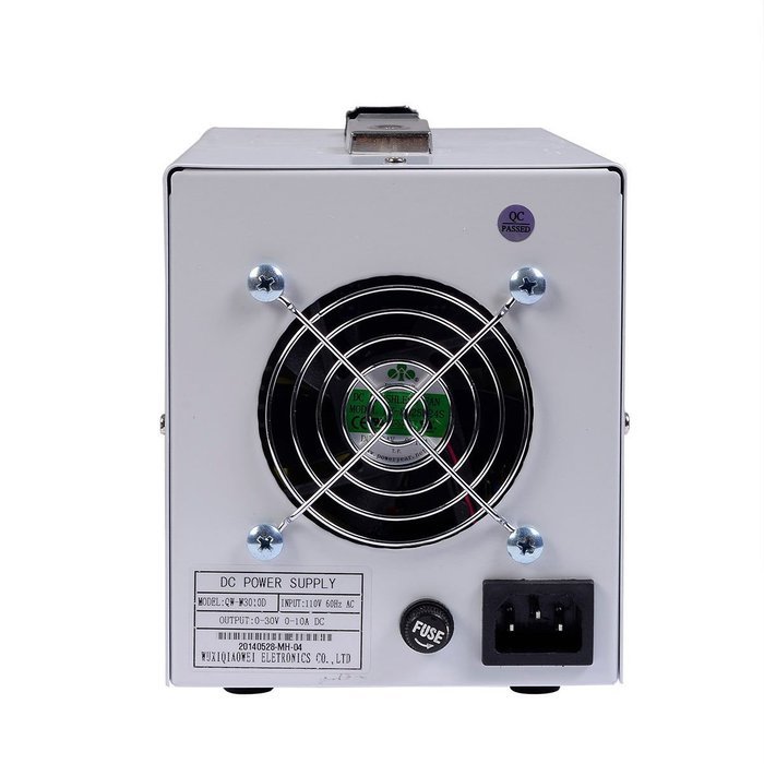 Giantex DC Power Supplies 30V 10A 110V Precision Variable Digital Adjust w/Clip Cable N4