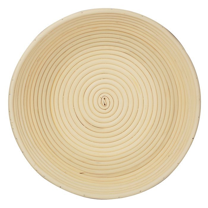 DOYOLLA 1pcs 8.5" Round Banneton Brotform Bread Dough Proofing Rising Rattan Basket & Liner N8