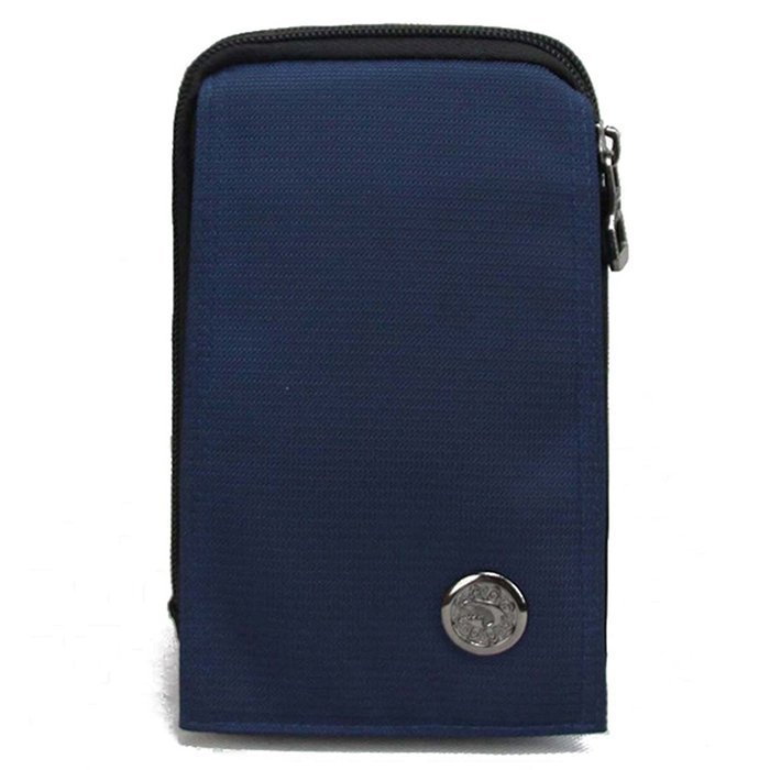 liangdongshop Casual Water Resistant Oxford Waist Pack Phone Sleeve Chest Pouch(Sapphire Blue) N20