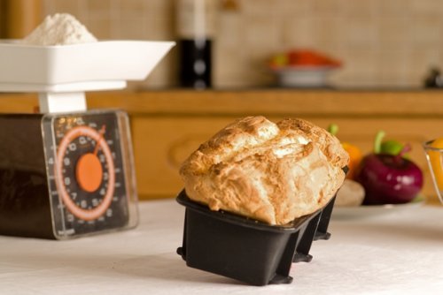 WellBake Professional Small Loaf Pan 7.5 x 3.5 x 2 Inches (1lb). Premium Quality Nonstick Silicone Bakeware +... N3
