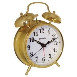 Westclox Metal Twin Bell Alarm Clock (pack of 1 Ea)