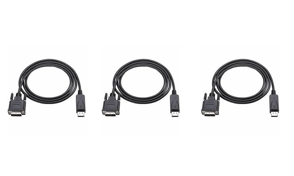 C&E CNE96374 Premium Black DisplayPort Male to DVI Cable Male - 6 feet / 2 meters N5