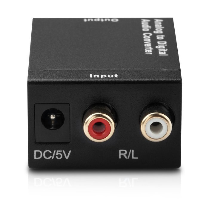 Cingk RCA L/R Analog to Digital Optical SPDIF/Coaxial Audio Converter Adapter N4