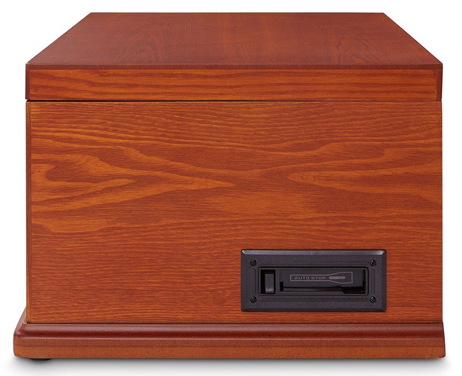 Crosley CR7002A-PA Troubadour Turntable with USB/SD Card Reader to Transfer Albums to Memory Card, Paprika N4