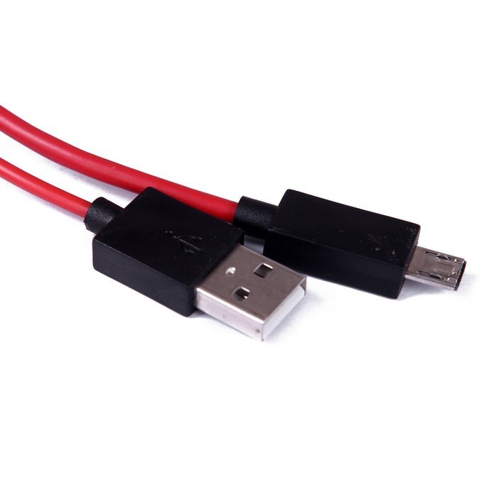 HDE Micro USB to HDMI 1080p HDTV Adapter Cable with Integrated USB Charging for MHL Enabled Samsung Galaxy Smart... N7